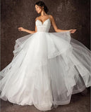 2026 New Wedding Dress Deep V Lace Repair Trend Trip Main Wedding Dress HZ0517