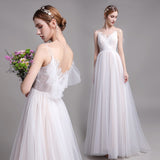 French High-End Light Wedding Dress Bride Simple Main Yarn Welcome Go Out Yarn White Dress Dress Showing Thin Fairy Spirit HZ0517