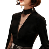 Black Evening Dress Light Luxury Small New Spring Banquet Luxury Hosting/Evening/Evening Dress HZ0517