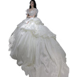 Heavy Industry Master Wedding Bride 2026 New At-Fugitive Princess Ding Noodles Grand Luxury Heavy Industry French Photography Wedding HZ0517