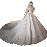 Wedding Dress 2026 New Bride Simple Vertiny Retro Court Style Dream Big Tail HZ0517