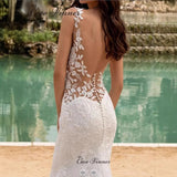 Wedding Dress Deep V-Neck 2026 New Long Tail Sexy Bare Back Fish Tail Thin Travel Shot HZ0517