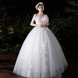 Light Wedding Bride 2025 New Sentair Dress Dream Super Fairy Temperament French Word Shoulder Summer Simple Atmosphere HZ0517