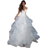 Dress Bra Bridal Lace Bridal Bridal Dress With Belt A-Shaped Bridal Dress HZ0517