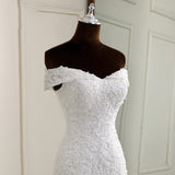 Elegant Shoulder Wedding Dress Wedding Dress Main Wedding Dress Mermaid White Wedding Dress New HZ0517