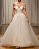 The Main Wedding Dress Shoulder-Shaped Korean-Style Slimming 2026 New Tailed Wedding Dress Spring HZ0517