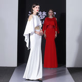 Evening Dress 2026 New Light Luxury Thin Dress Famous High-End Host Dress Female Elegant High-End Atmosphere HZ0517