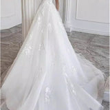 One-Word Shoulder Wedding Dress 2025 New Senseries Bridal Yarn Court Style Tail Light And Simple Small Man HZ0517