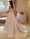 Wish Stitching Thin Lace High Waist Long Tail Fairy Wedding Dress HZ0517