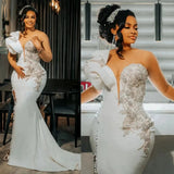 2026 New Wedding Dress Bride Wedding V Mermaid Lace Ball Evening Dress HZ0517