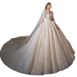 Main Wedding Dress 2026 New Tailing Temperament Court Small Bridal White Retro Texture Retro Yarn HZ0517