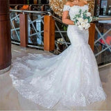 French Light Wedding Dress 2026 New Bridal Yarn High-Quality Word Shoulder Simple Light Tug Tail Travel Shot HZ0517