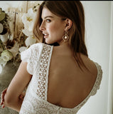 2026 Self-Cultivity Lace White Long Sexy Evening Dress New Princess Wedding Dress HZ0517