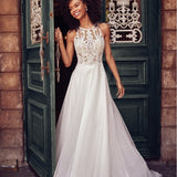 Lace Sleeveless Hanging Neck Wedding Dress Dress 2026 New Women's Fashion Simple Atmospheric Wedding Dress HZ0517