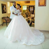 2026 New Bridal Wedding Dress Pregnant Women Wedding Large Size Tail Wedding Dress HZ0517