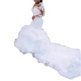 2026 New Bridal Yarn Wedding Dress Big Tail Sexy Fashion New Temperament Main Yarn HZ0517