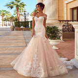 Hanging Shoulder Wedding Dress 2026 New Bride Simple Deep V Collar Big Dew Back Shot Small Tail Soft Yarn Thin HZ0517