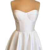 French Light Wedding Dress New Denance Smear Simple Deniface Tug Tail Light Luxury Small Group Pat Go Out Yarn Dress HZ0517