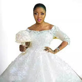2026 New Bridal Wedding Dress Pregnant Princess Wedding Wedding Dress Big Size Tail Wedding Dress HZ0517