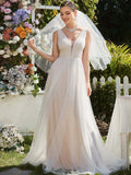 Light Wedding Dress 2026 New Spring Sleeveless Bride Simple V. Collared Zidisen Is Super Fairy Princess Dream HZ0517