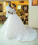 2026 New Bridal Wedding Dress Pregnant Women Wedding Large Size Tail Wedding Dress HZ0517