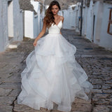Dress Bra Bridal Lace Bridal Bridal Dress With Belt A-Shaped Bridal Dress HZ0517