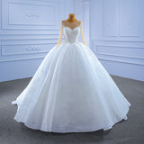 Bridal Main Wedding Dress 2026 New Super Fairy Tail Solo Punt Punge High-Waisted Stage Performance Dress Female HZ0517