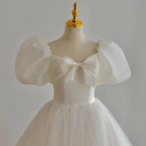 Light Wedding Dress 2026 New Bridal Girl Small Man With The Landlord Yarn French Simple Travel Shot Mori Dress Dress HZ0517