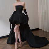 Breast-Shape Wedding Dress Woman 2026 New Bridal Wedding Temperament Go Out Yarn Light Luxury Small Travel Simple Short HZ0517