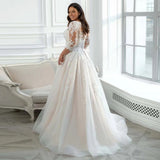 New One-Word Shoulder Wedding Dress High Waist-High Body-High-Swearing Temperament Tidal Bridal Dress HZ0517