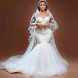 Sexy Fishtail Wedding Dress Vintage Customized Wedding Dress HZ0517