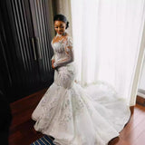 Wedding Dress 2026 New Lace Heavy Hand-Tailed Wedding Dress Slim Deep Weddingdress HZ0517