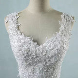 Sleeveless Bride Main Wedding Dress 2025 New Lace Wedding Dress Repair Slimming Main Wedding Dress Woman HZ0517