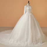 White Shoulder Dragging Tail Fairy Wedding Dress 2026 New Wedding Studio Photography Travel Fashion HZ0517