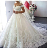 Wedding Dress 2026 New Spring Dress Large-Size Shoulder Horny Dress Tug-Tail Wedding Dress HZ0517