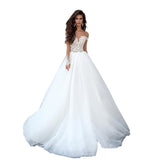 Wedding Dress 2026 New Small Tail Lace Showing Lanky Long Sleeve U Collar Retro Bare Back Wedding Dress HZ0517