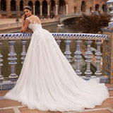 Wedding Dress 2026 New Princess Bride A Dress Dress Small Tail Perspective Bare Back Lace Woman HZ0517