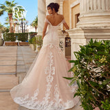 Fairy Tulle Wedding Dress Mermaid Wedding Dress Sexy Sweet Heart Out Shoulder With Sexy Bareback Dress Dress HZ0517