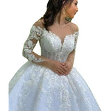 2026 New Wedding Dress Show Slim Long-Sleeved Fairy Trend Travel Wedding Dress HZ0517