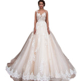 Wedding Dress 2026 New Bridal Shoulder-To-Shoulder Thin Lace Large-Size Fairy Tail Wedding Dress Spring HZ0517