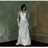 French Brae Light Wedding Dress 2026 New Heavy Industry Brides To Make Wedding Welcome Yarn HZ0517