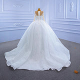 Bridal Main Wedding Dress 2026 New Super Fairy Tail Solo Punt Punge High-Waisted Stage Performance Dress Female HZ0517