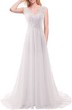 2026 Bride Beach Wedding Lace A-Type Bridal Dress New Fashion Renovable Atmosphere HZ0517