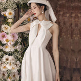 Dress Dress Women's New Autumn Famous French Evening Dress Can Usually Wear A Small White Dress Dress HZ0517