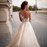 Wedding Dress 2026 New Bridal Shoulder-To-Shoulder Thin Lace Large-Size Fairy Tail Wedding Dress Spring HZ0517