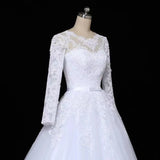 Wedding Dress 2026 New Spring Brides Together With A Word Shoulder To Repair The Body Thin And Thin Wedding Dress Woman HZ0517