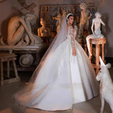 French Retro Wedding Dress New 2026 Bridal Yarn High-Quality Texture In The Escape Princess Go Out To Welcome The Evening Dress HZ0517