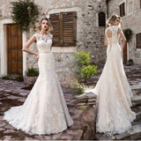 2026 New Mermaid Wedding Dress With Dew Fashion Wedding Dress HZ0517