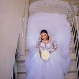 Wedding Dress 2025 New Bridal Thin Large Size Simple Starry Sky Shoulder-To-Shoulder Punt Skirt HZ0517