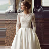 Wedding Wedding Dress Tail Light Wedding Dress Large Code Simple High-End Main Wedding Dress Lace High-Rise Thin Dress HZ0517